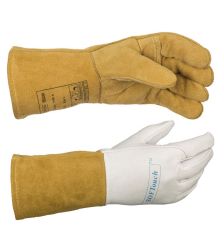 Zv�ra�sk� rukavice WELDAS kombinovan�