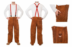 Zv�ra�sk� nohavice uzatvoren� do p�su WELDAS LAVA BROWN