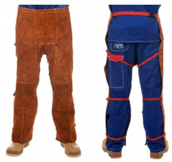 Zv�ra�sk� nohavice/z�stera do p�su WELDAS LAVA BROWN